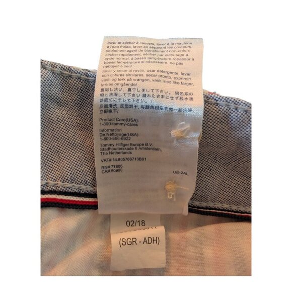 Tommy Hilfiger Stars & Stripes 9" Shorts Cotton Seersucker, Size 40 Mens - Picture 8 of 11